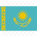 Kazajstan Bandera Mundo Icono