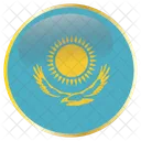 Kazajstan Bandera Pais Icono