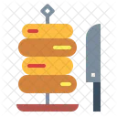 Kebab Meat Roll Icon