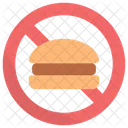 Kein Fastfood  Symbol