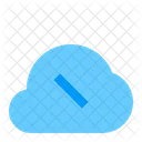 Keine Verbindung Cloud Netzwerk Symbol