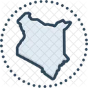 Kenya Map  Icon