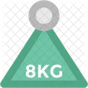 Kettlebell Dumbbell Kg Icon