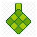 Ketupat Ramadan Rice Cake Icon