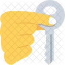 Hand House Key Icon