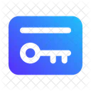 Key Card Security Access Icon