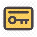 Key Card Security Access Icon