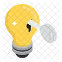 Key Solution Idea Creative Solution Icon