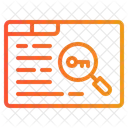 Keyword Research Search Icon
