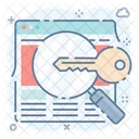 Keyword Search Keyword Analysis Word Search Icon