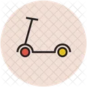 Kick Scooter Push Icon