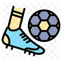 Kick Ball Football Soccer Icon