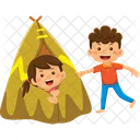 Indoor Activity Summer Camp Icon