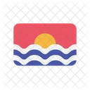 Kiribati Flag Country Icon