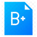 Klasse Blatt B Symbol