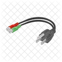 Klinkenstecker Audio Buchse Stecker Symbol