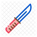 Sign Knife Camping Icon