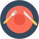 Knife Plate Fork Icon