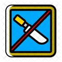 Knife Not Allowed  Icon