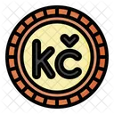 Koruna Ceko Currency Icon