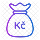 Koruna money bag  Icon