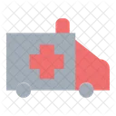 Krankenwagen Transport Van Symbol