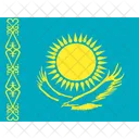 Kz Kazakhstan Flags Iso Icon