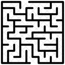 Labirinto Quebra Cabeca Desafio De Negocios Ícone