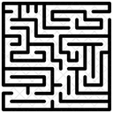 Labirinto Quebra Cabeca Desafio De Negocios Ícone