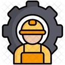 Labor Helmet Engineer Icon