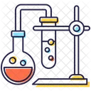 実験室実験、研究室、科学実験室 アイコン