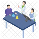 Lab Experiment Medical Laboratory Team Laboratory Test Icon