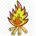 Brennholz Lagerfeuer Lagerfeuer Symbol