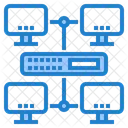 Lan Network Computer Network Local Area Network Icon