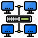 Lan Network Computer Network Local Area Network Icon