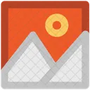 Landscape Image Mountain Icon