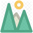 Landscape Scenery Mountains Icon