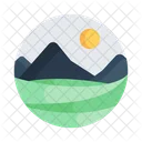 Landscape Scenery Countryside Icon