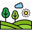 Landscape Desert Dry Icon