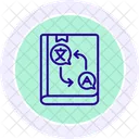 Language Learning Line Icon Icon