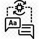 Language Processing Machine Learning Programming Icon