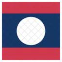 Laos Flag Icon