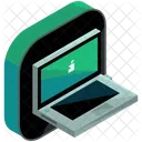 Laptop Monitor Screen Icon