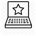 Laptop Online Mobile Icon