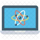 Laptop PC Atom Symbol