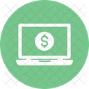 Laptop Dollar  Icon