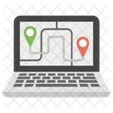 Laptop GPS  Icon