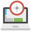 Laptop Gps  Icon