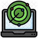 Laptop-Radar  Symbol