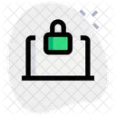 Laptop Security  Icon